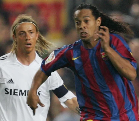 Real Madrid Legends and Barcelona Legends Getty Images